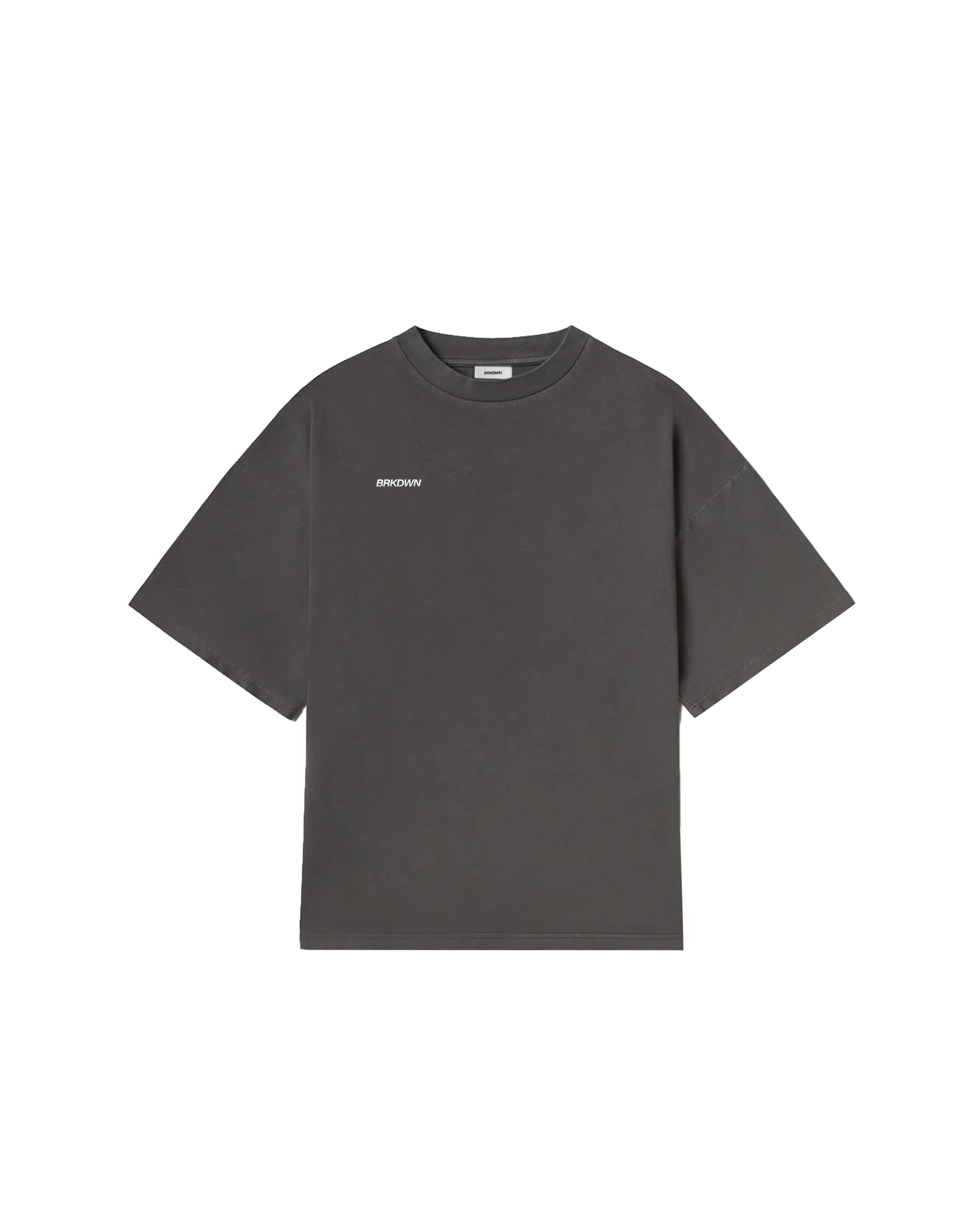 BRKDWN Logo Frontprint Washed Grey