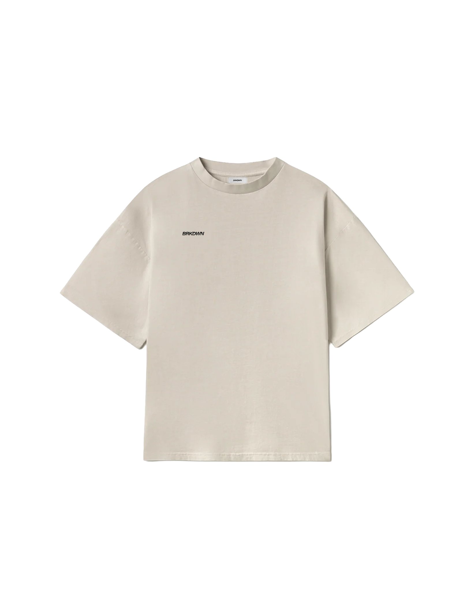 BRKDWN Logo Frontprint Cream