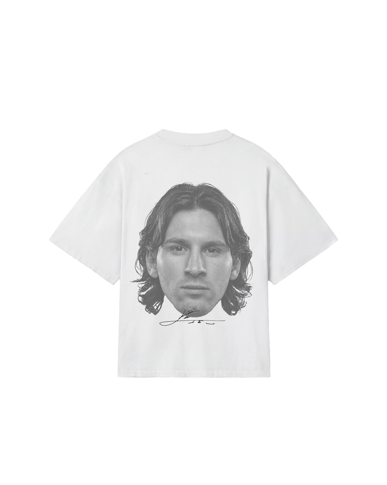 BRKDWN Reverse Messi Tee White Backprint