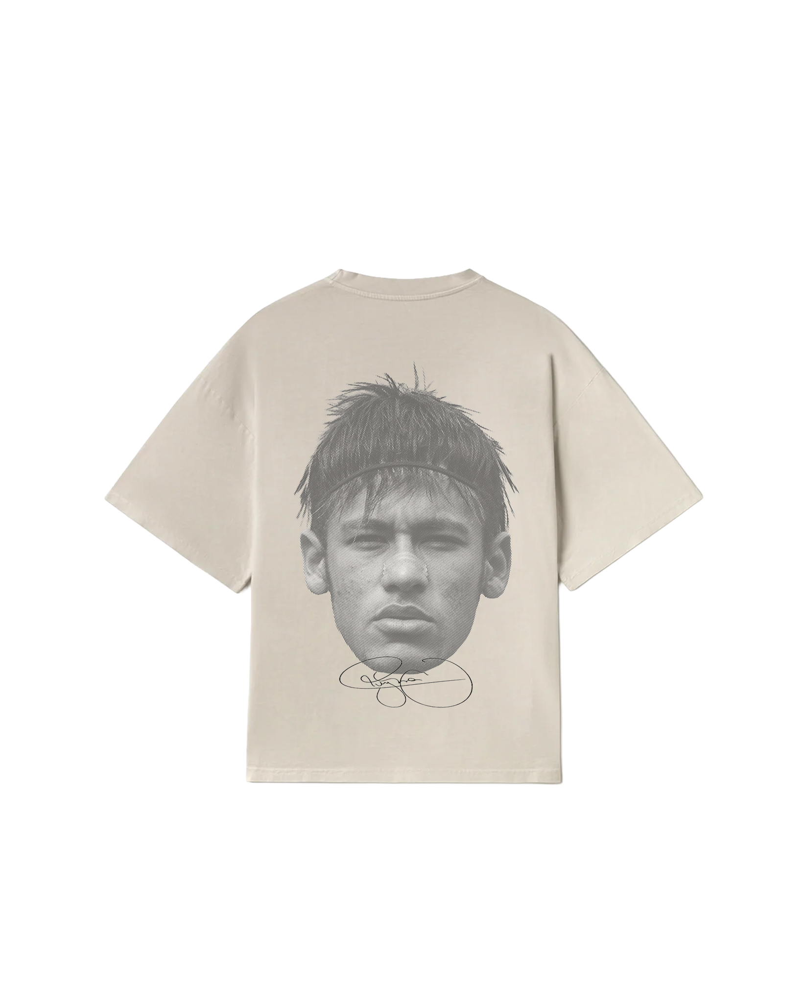 BRKDWN Reverse Neymar Tee Cream Backprint