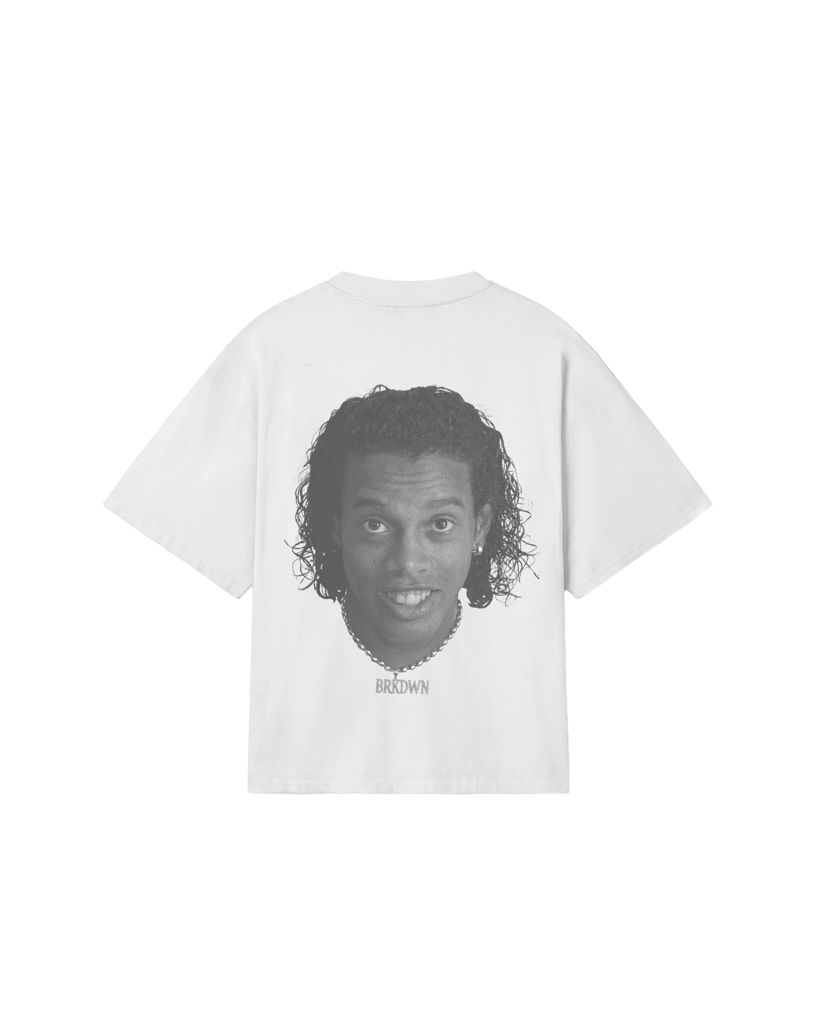 BRKDWN Reverse Ronaldinho Tee White Backprint