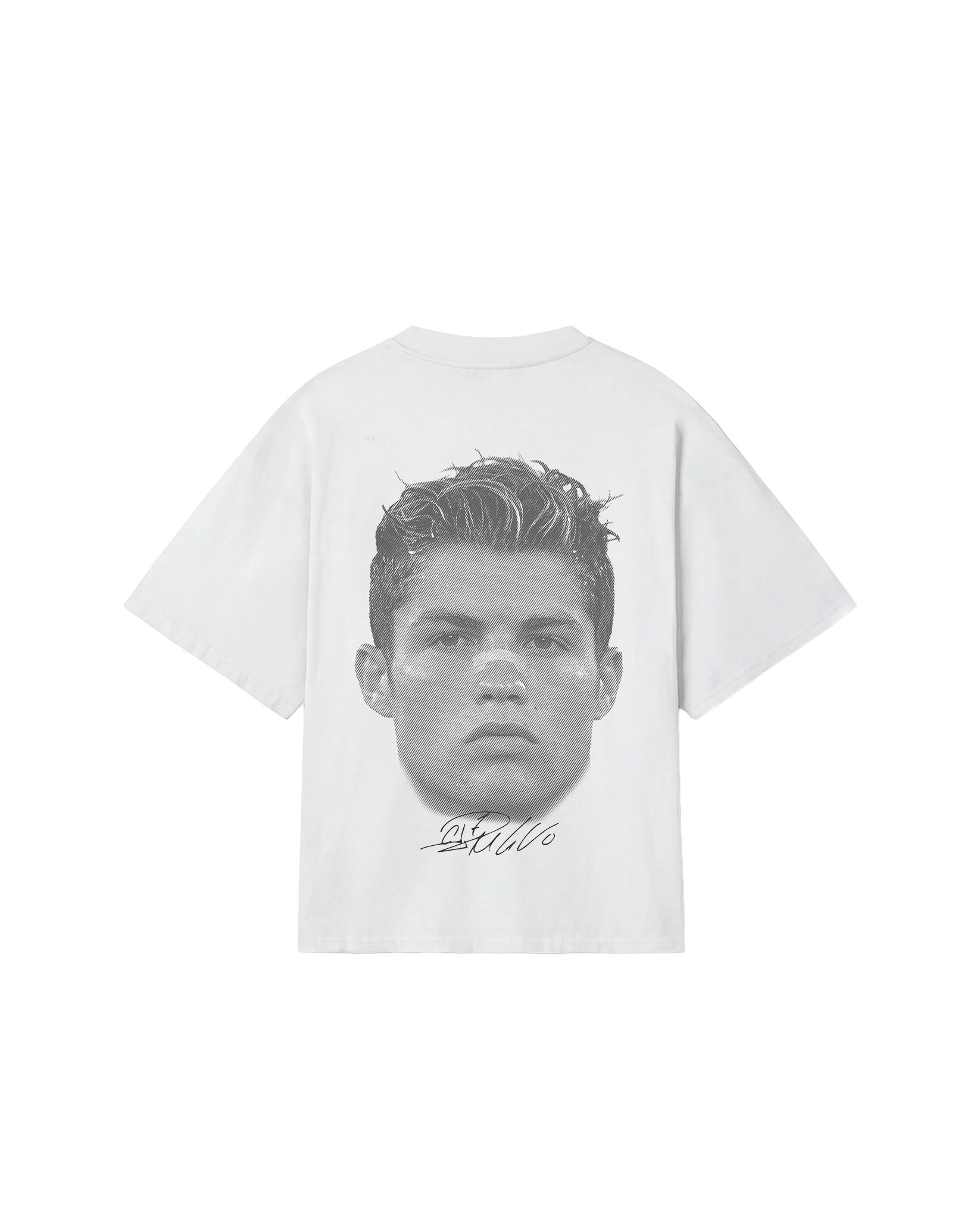 BRKDWN Reverse Ronaldo Tee White Backprint