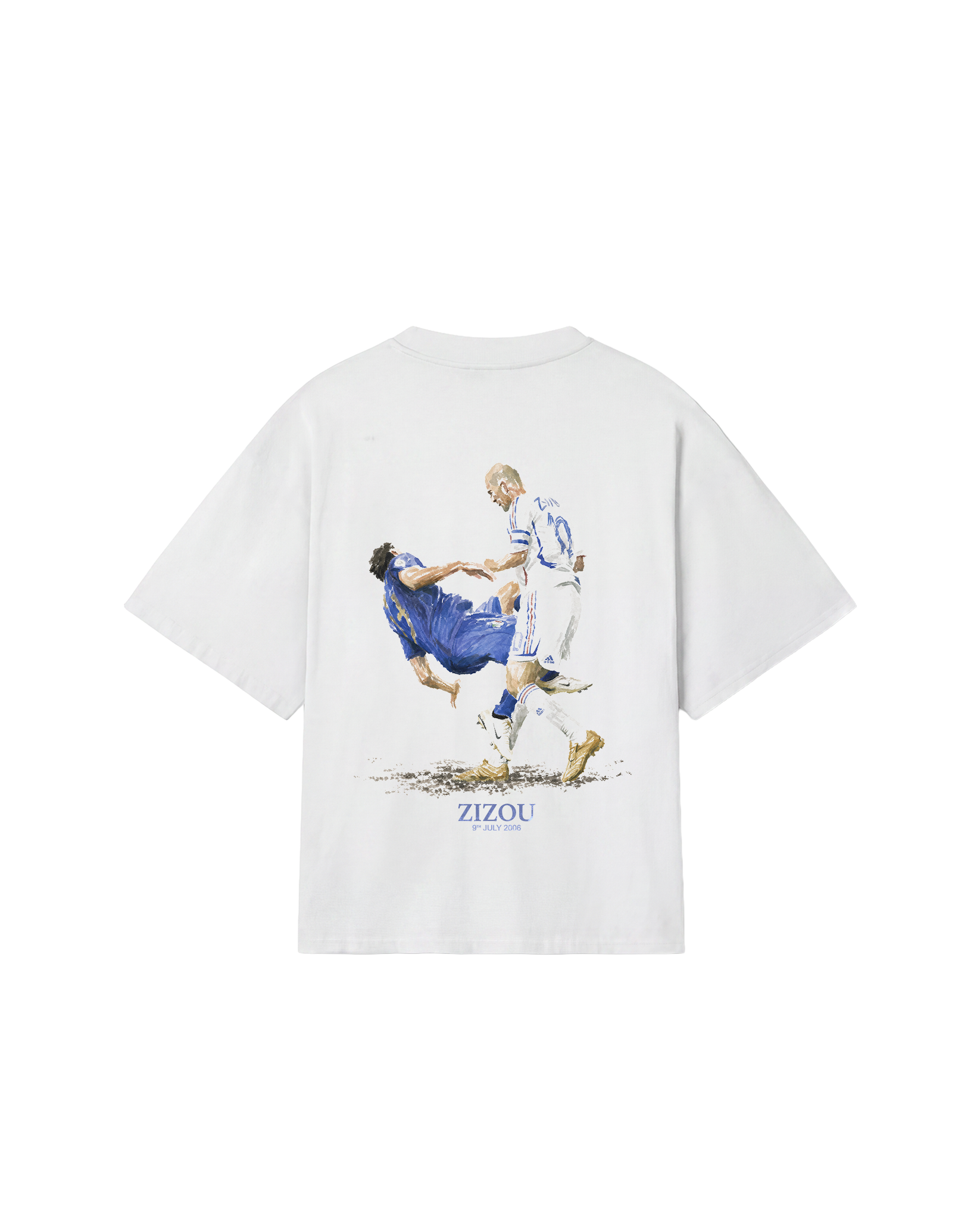 BRKDWN Zidane 2006 Tee Backprint Football Culture
